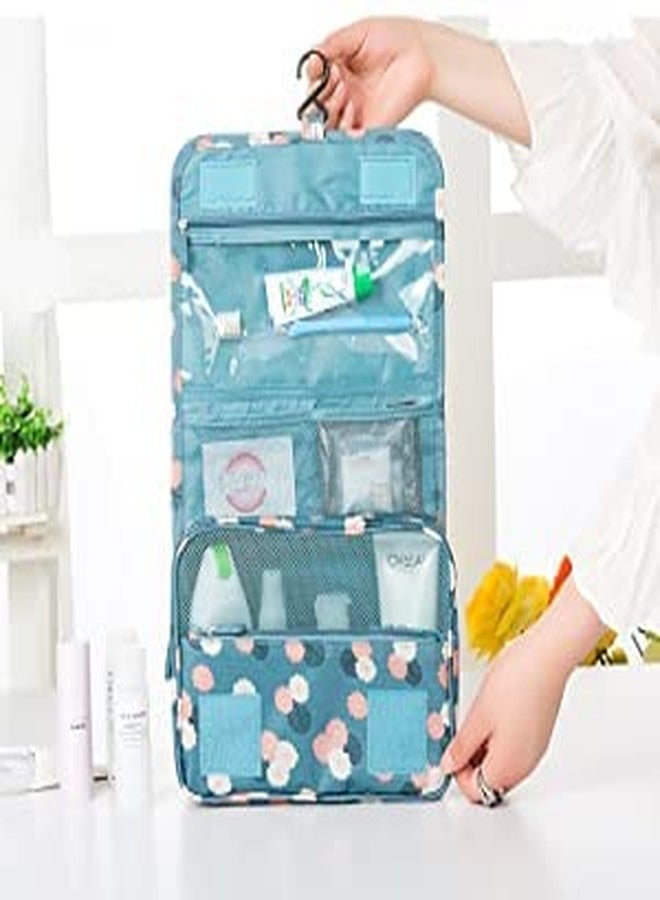 Moxtiza Multi Functional Travel Organizer Accessory Toiletry Cosmetics Bag Makeup Or Shaving Kit Pouch for Men and Women (Multi Colour) - Image 3